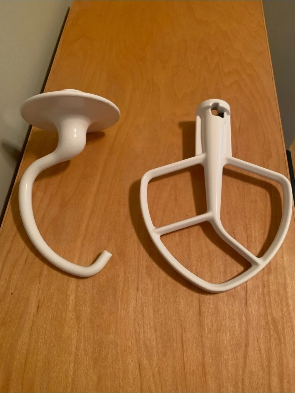 KitchenAid Tilt Head Stand Mixer Hook & Paddle Attachment Pair - Exc.Condition